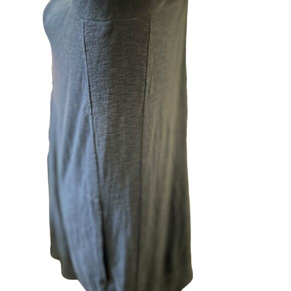 J.Jill Blue Stretch Cotton Blend Long Sleeve Top with Pockets, Size Medium - Picture 3 of 7